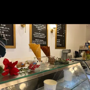 Made fresh waffle cones