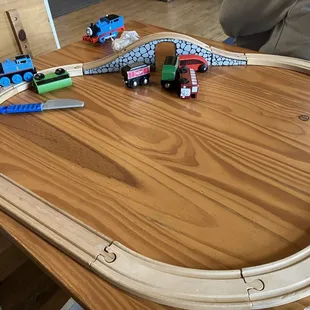 Trains to play with