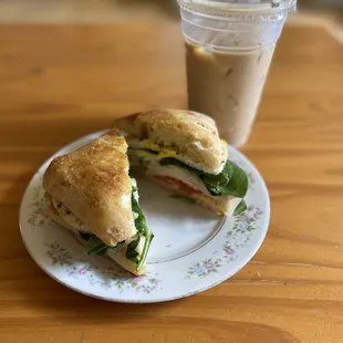 Egg and Cheese on Ciabatta