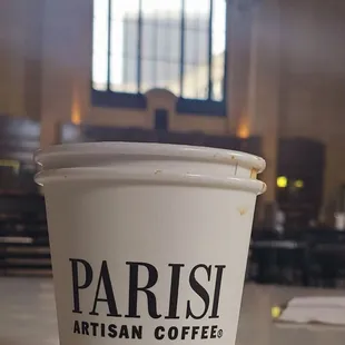 a cup of coffee