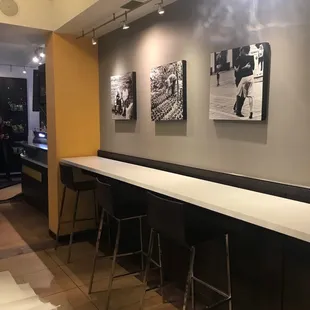 More seating