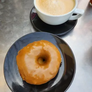 Latte and Maple Cronut