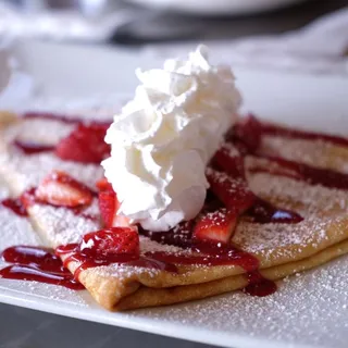 Strawberry Custard Crepe