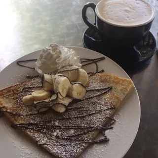 Nutella Banana Crepe