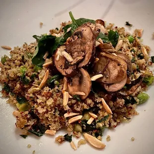 Quinoa with Mushrooms