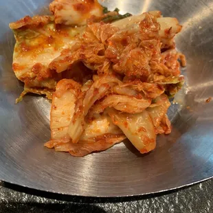 Fresh kimchi is really good!