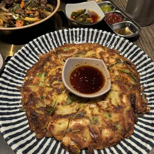 Seafood pancake