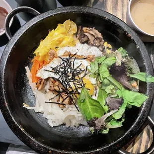 Chicken dolsat bibimbop