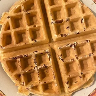 Pecan waffles