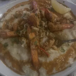 Shrimp, Lobster, Crab & Grits