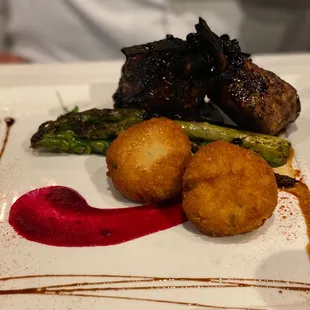 Herb Crusted Grilled Rack of Lamb