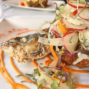 Fried Whole Branzino @ $38