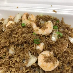 Shrimp fried rice