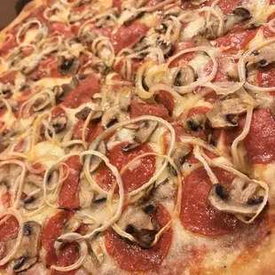 Garlic-y, pepperoni-y goodness!