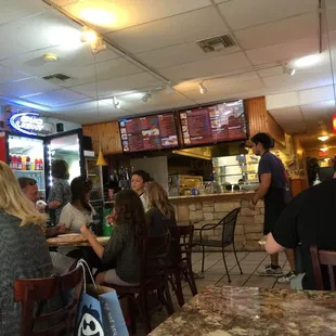Inside Pizza joint