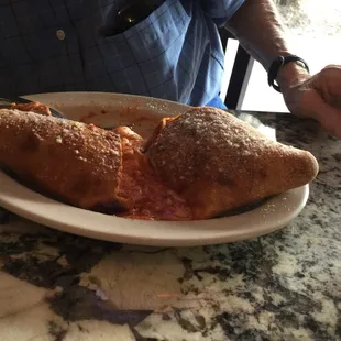 Cheese calzone