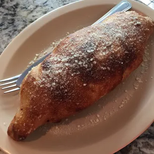 Pepperoni &amp; mushroom Stromboli