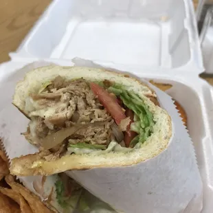 Chicken cheese steak