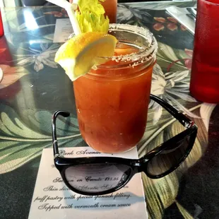 mediocre soju bloody mary.... way too thick.