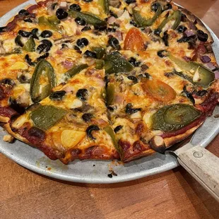Build your own (highly recommend the fresh garlic and jalapeños!)
