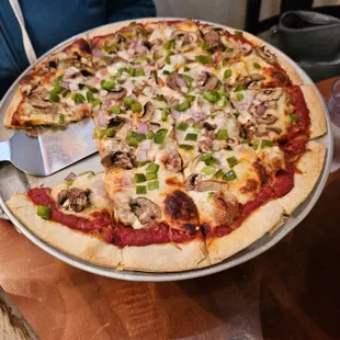 pizza, food