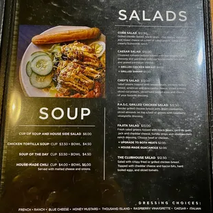 Menu - Soup &amp; Salad
