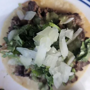 Carne asada taco