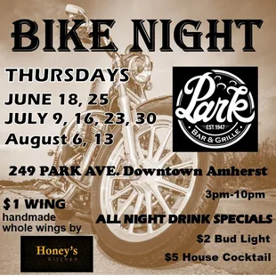 Join us on Thursdays to show off your cool bike!