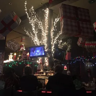 christmas lights and decorations