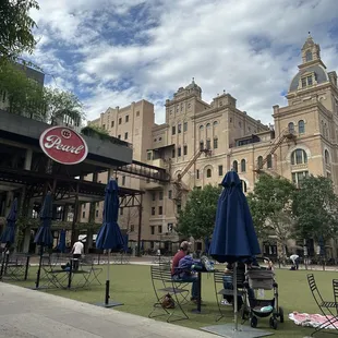 View from the patio right outside of Park Bar