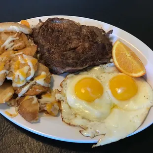 Ribeye Steak and Eggs