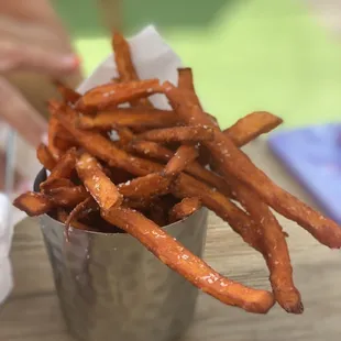 Small sweet potato fries