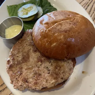 Turkey burger without cheese