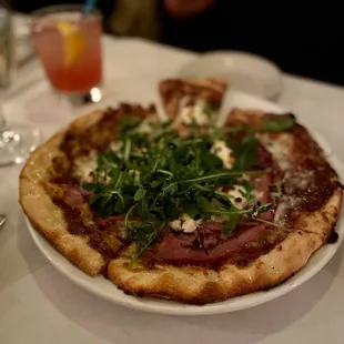 Fig and Pig Pizza. Amazingly balance of sweet and salty.