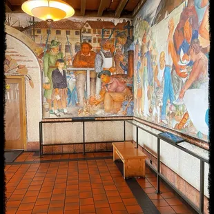 Inside - murals