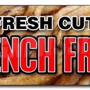 Free fries every Friday with Sandwich or wings!