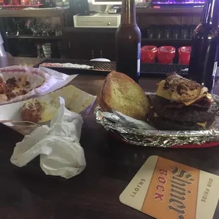 Double cheese burger