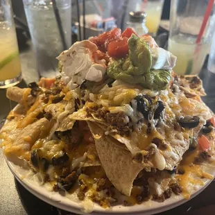 Nachos where ginormous!