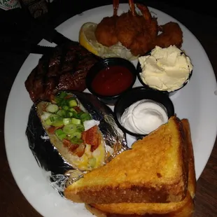 a plate of food on a table