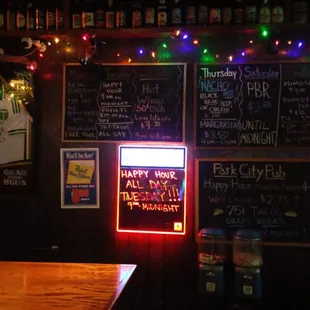 The bar!