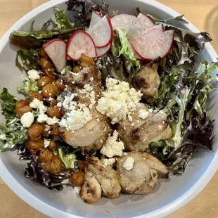 Chicken Souvlaki Salad from Allspice.