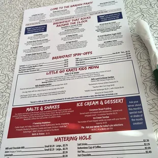 menu, sushi and sashimi