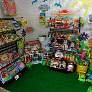 Kid&apos;s toys and tools section