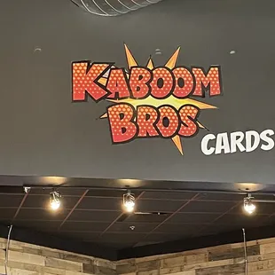 the sign for the restaurant