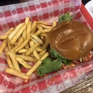 Regular burger.