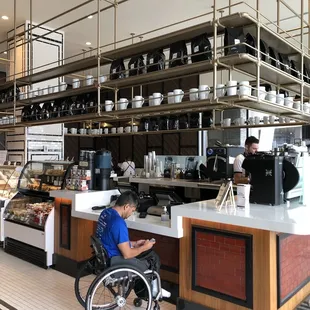 The counter