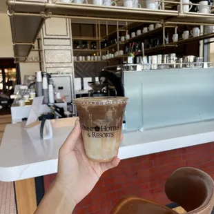 Iced caramel macchiato - the caramel syrup was not what I was expecting :(