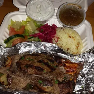 Mediterranean Combo Kebab Plate
