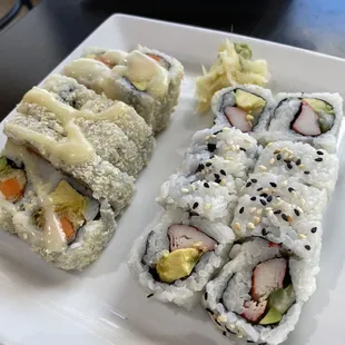 sashimi, sushi, sushi and sashimi, food