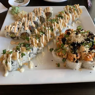 Salmon Cali, okata, and Park Harvey